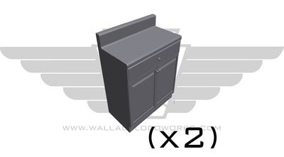 HO: Kitchen Cabinet 2 Door