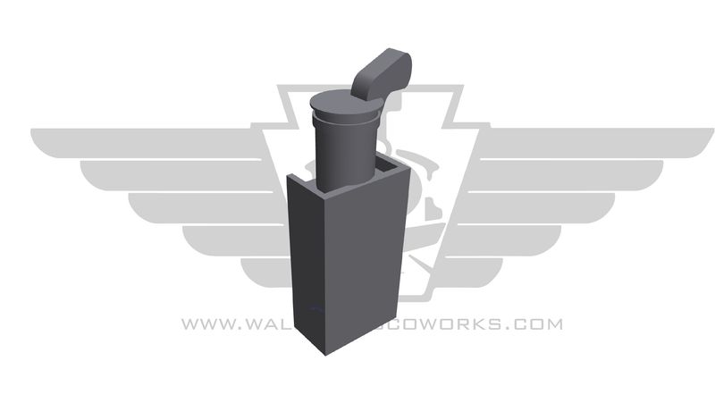 HO: Squared Exhaust for CSX MP15s