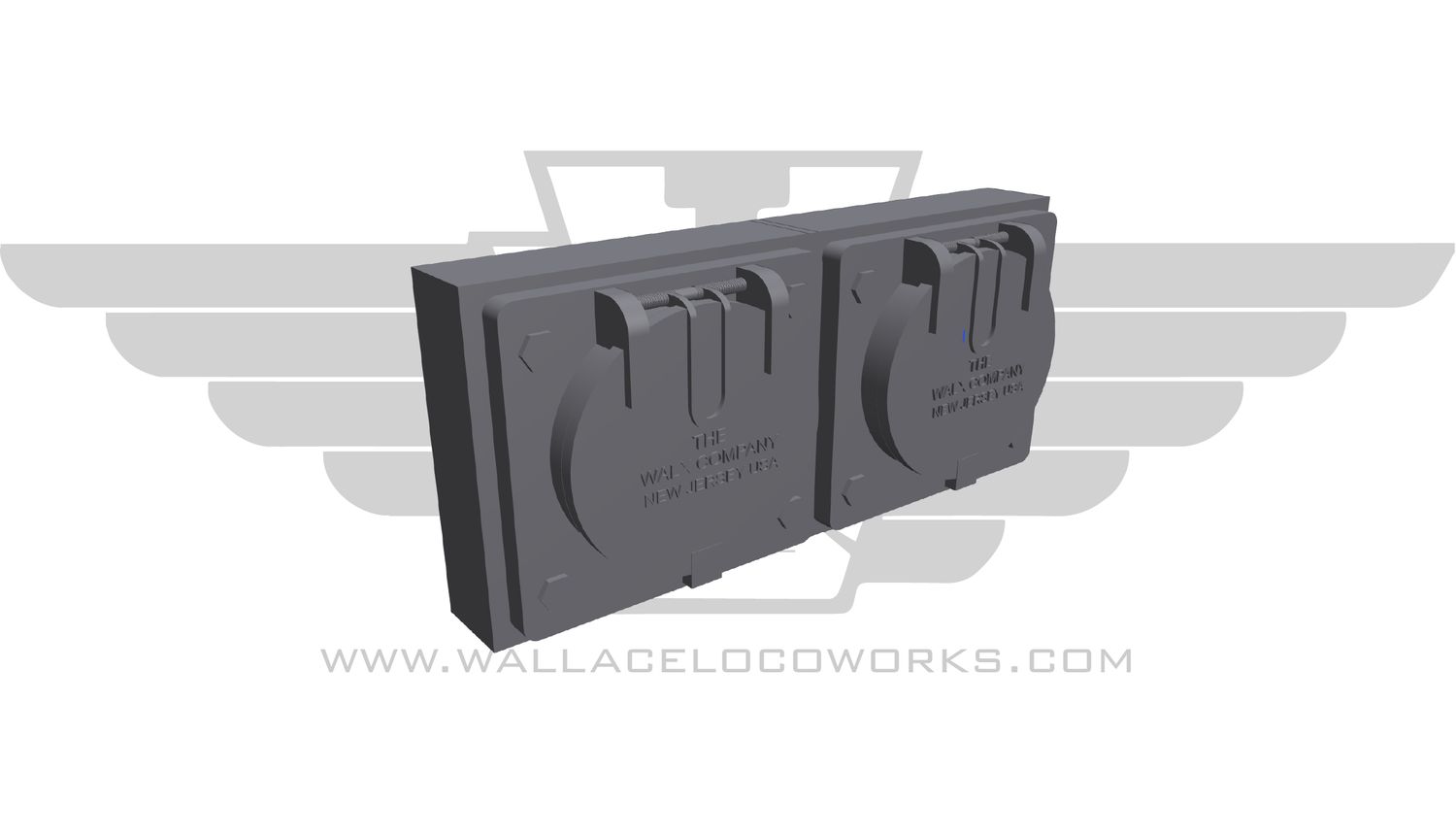 HO: RAISED MU RECEPTACLE DOUBLE