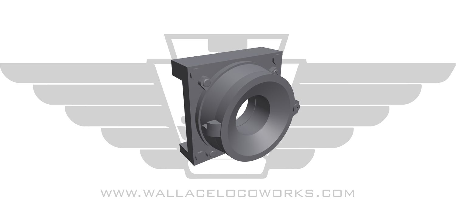 HO: Pilot Mount Ditchlights Style 2 w / Lenses