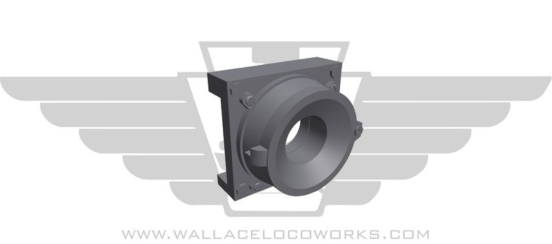 HO: Pilot Mount Ditchlights Style 2 w / Lenses