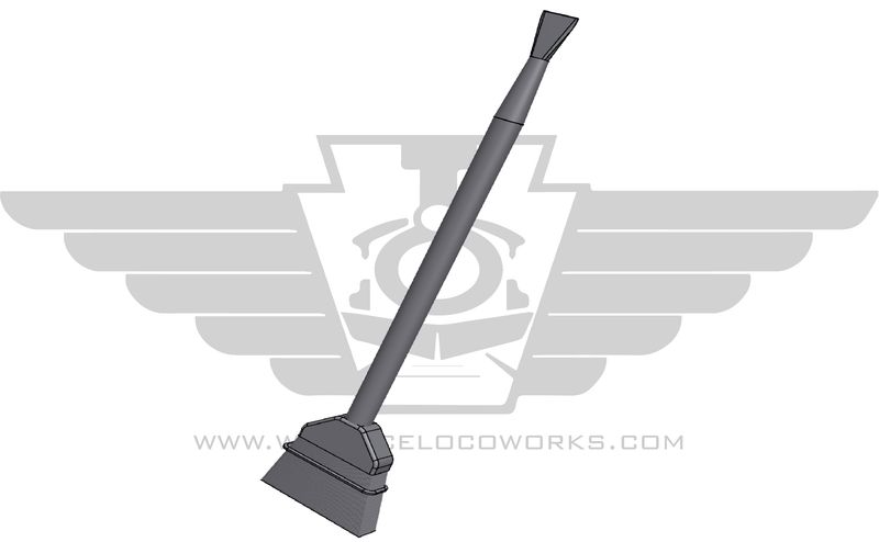 HO: Railroad Switch Brooms