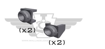HO: UP GP15 DITCHLIGHT SET