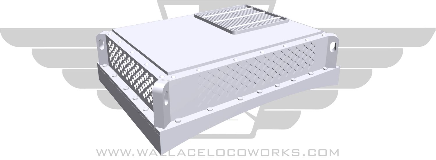 HO: NS Style AC with Curved Roof Base