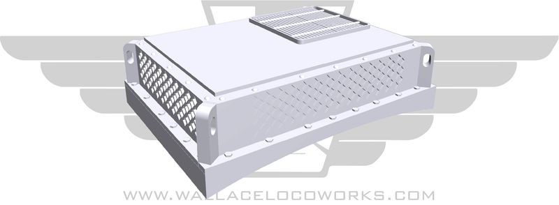 HO: NS Style AC with Curved Roof Base