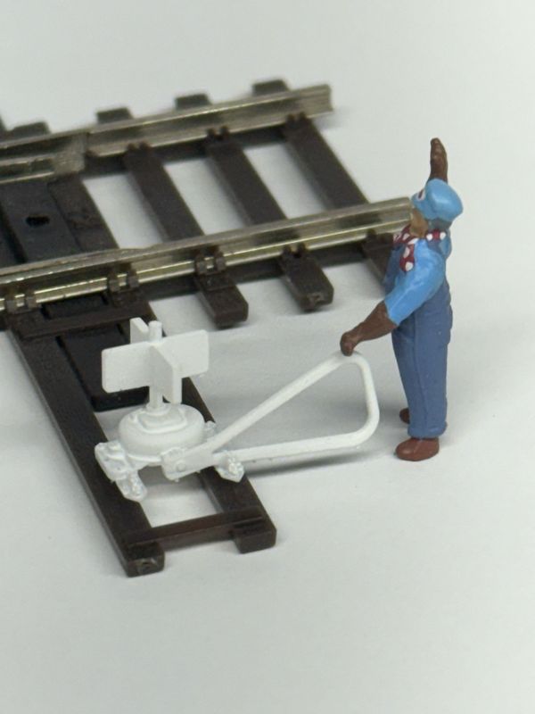 HO: Modern Bow Handle Switch Stands ( STATIC )