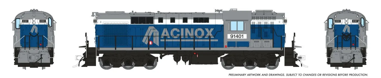 HO: Rapido RSC-14 ACINOX 91402