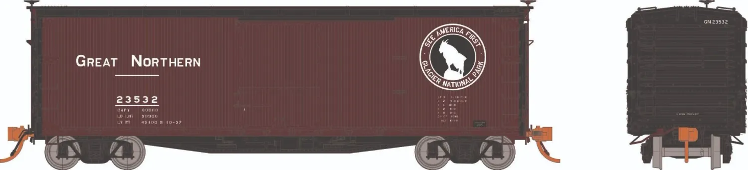 HO: Rapido USRA D-S Boxcar GN 23532