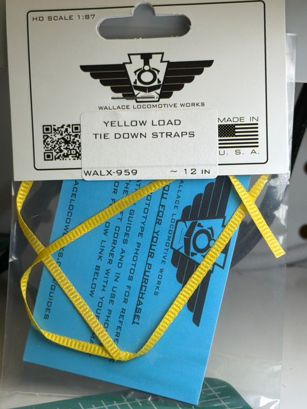 HO: YELLOW TIE DOWN STRAPS