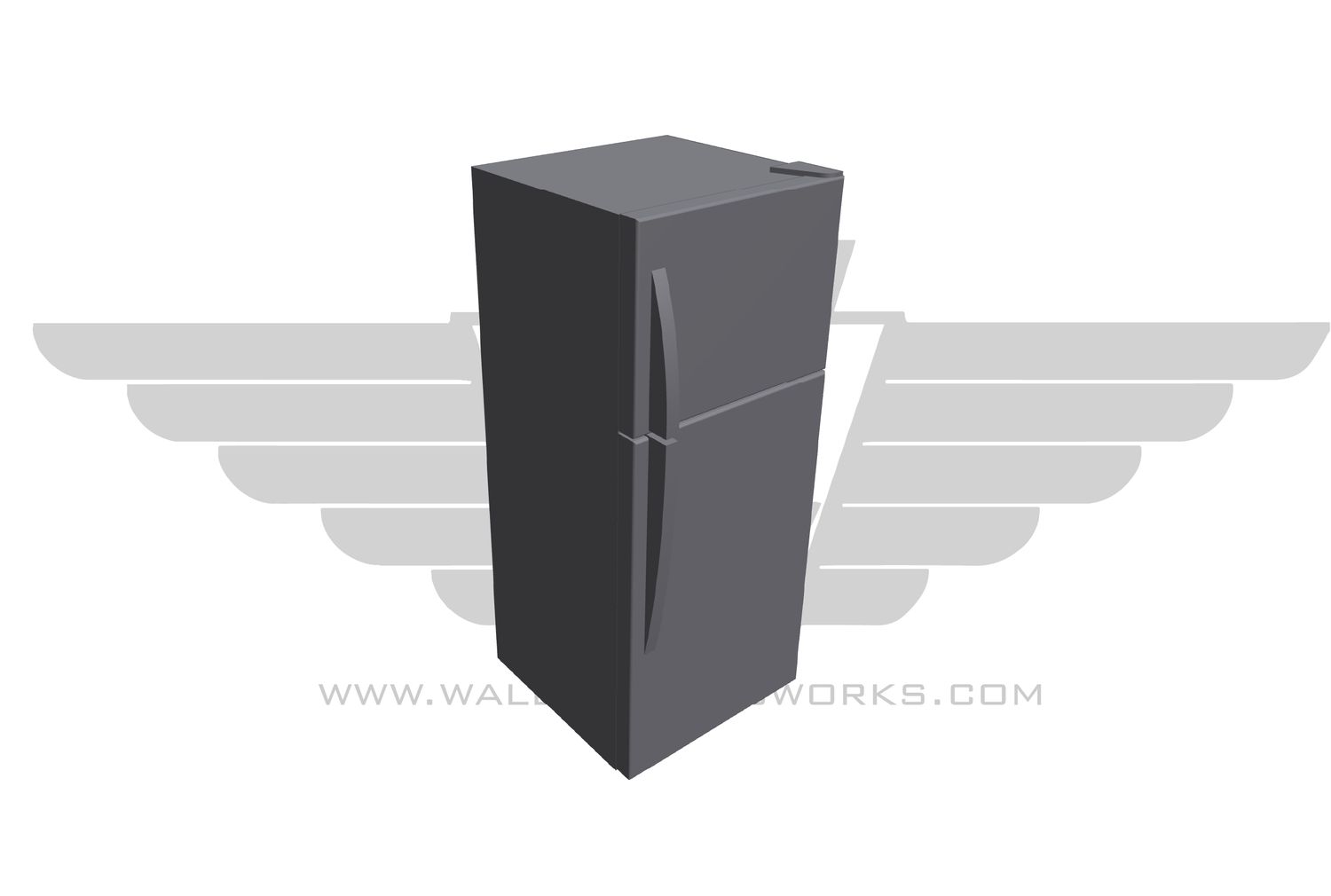 HO: 2 Door Refrigerator