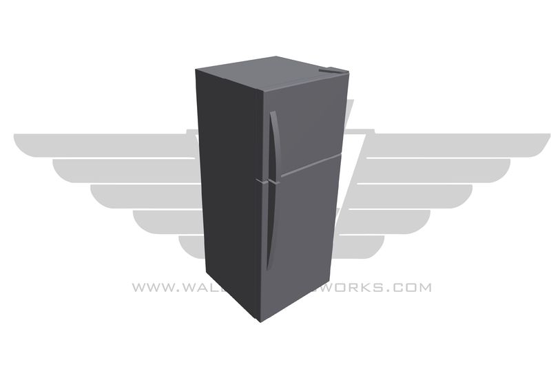 HO: 2 Door Refrigerator