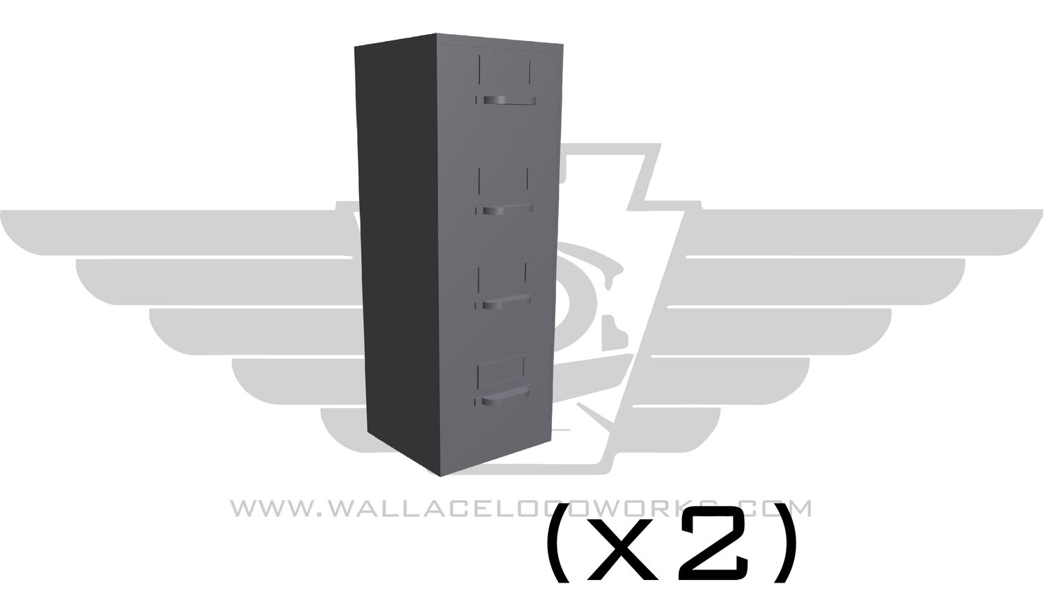 HO: 4 Drawer File  Cabinet