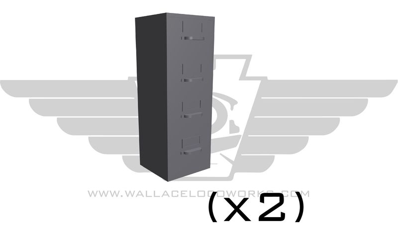 HO: 4 Drawer File  Cabinet