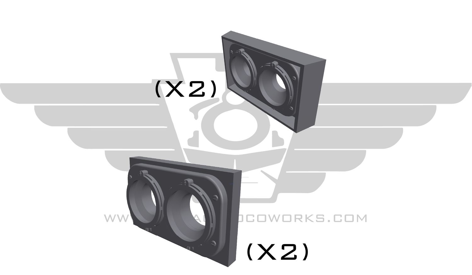 HO: ATSF / BNSF B40-8 Headlight Kit