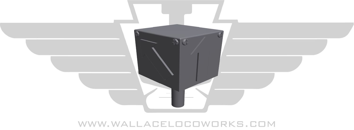 HO: Switch Stand Target Style 4 Modern Cube