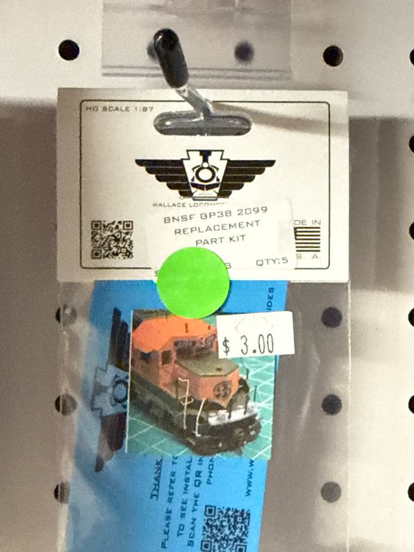 BNSF GP38 2099 Replacement Kit