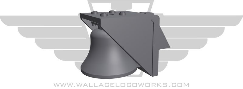 HO: CONRAIL GP10 Hood Bell