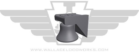 HO:Generic Bell Style 6 Canadian Style Short Mount