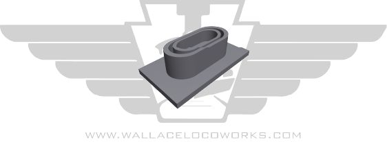 HO:EMD Exhaust Stack  Welded  Tall / Inner