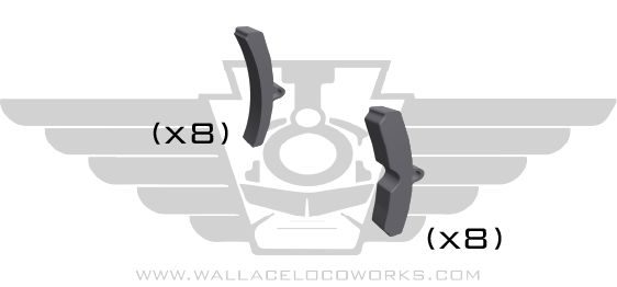 HO: Brake Shoes ( Used / New )