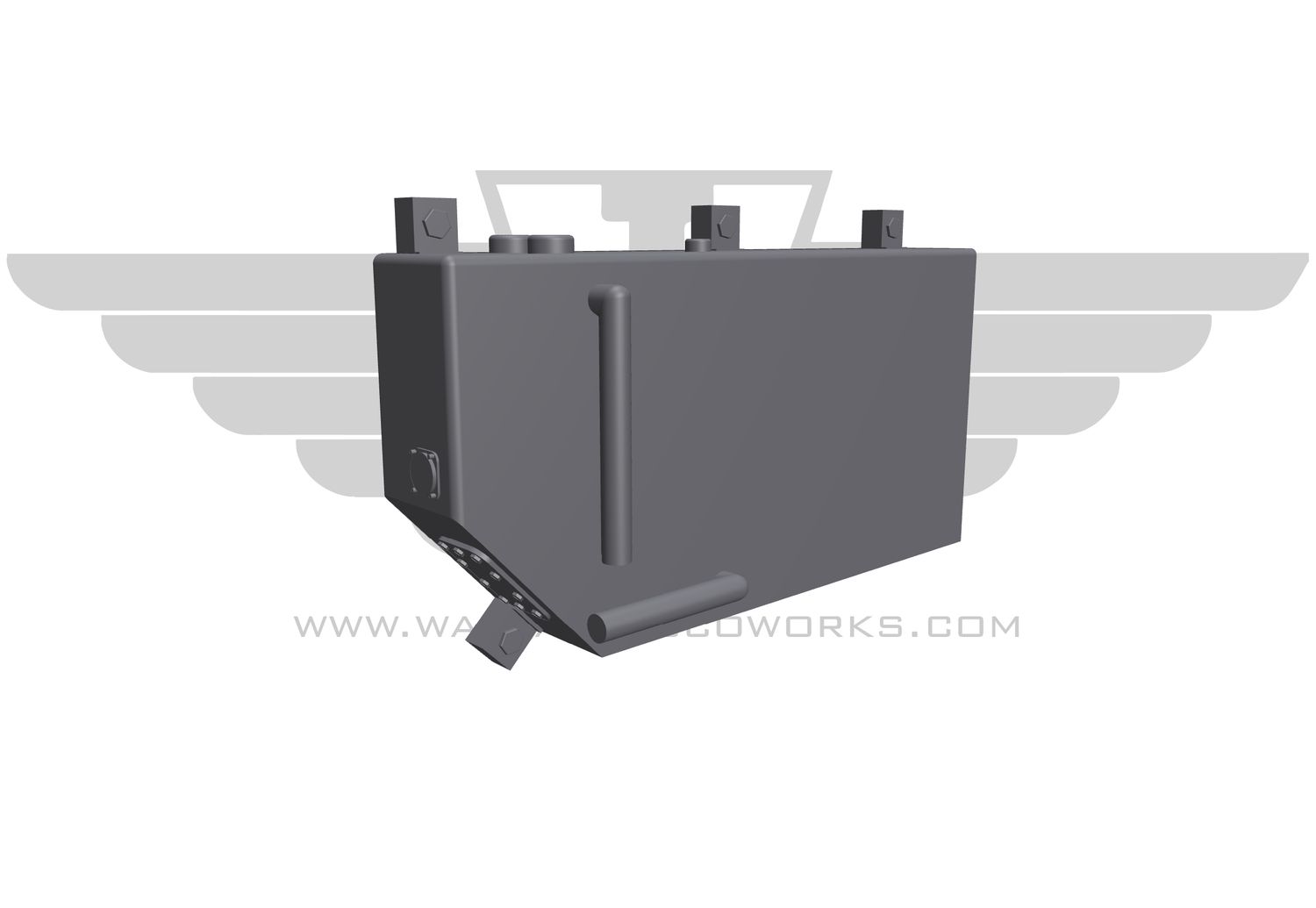HO: Retention Tank Style 2 Short Square