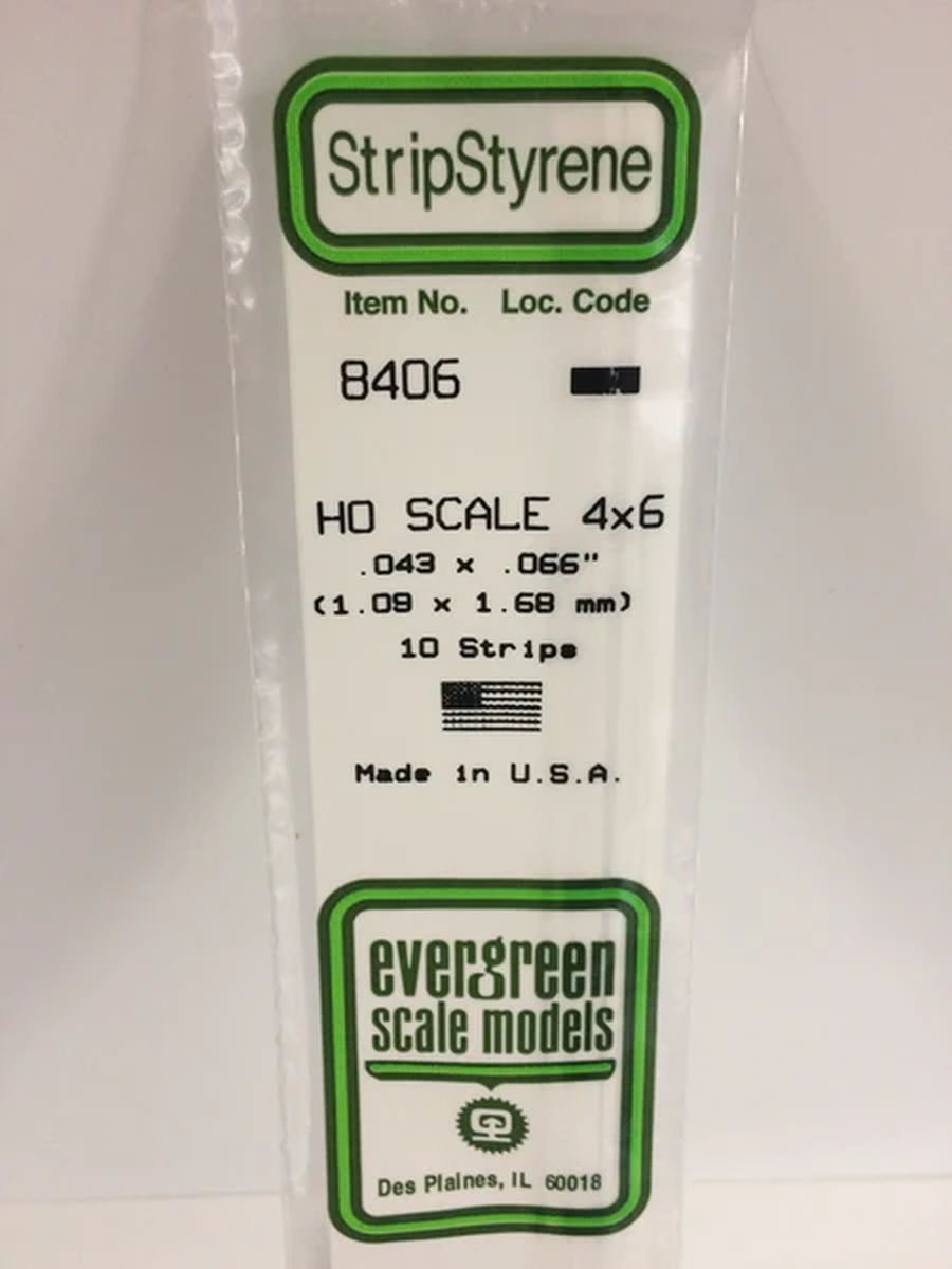 EVERGREEN Strip 4 x 6 (10)