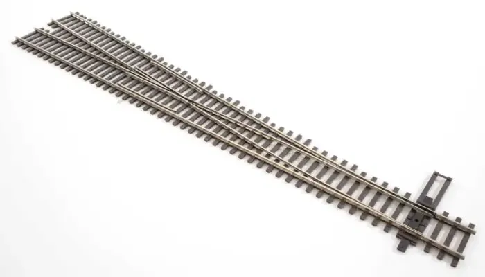 Code 83 Nickel Silver DCC Friendly Number 8 Turnout - Right Hand