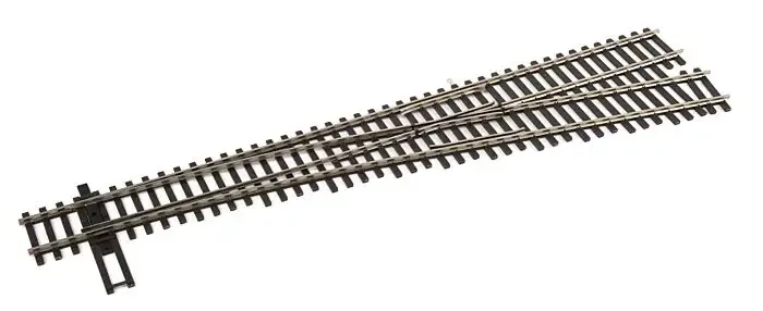 Code 83 Nickel Silver DCC Friendly Number 6 Turnout - Right Hand
