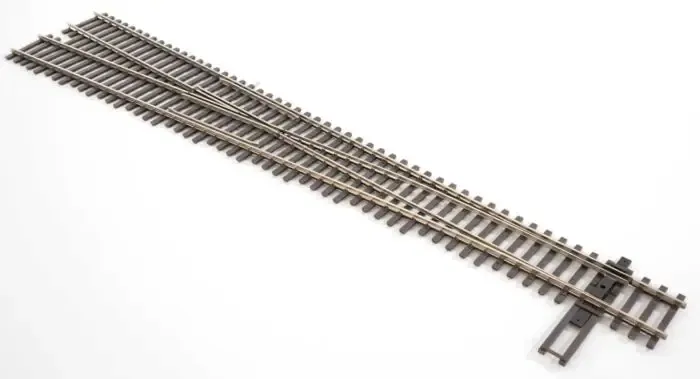 Code 83 Nickel Silver DCC Friendly Number 8 Turnout - Left Hand