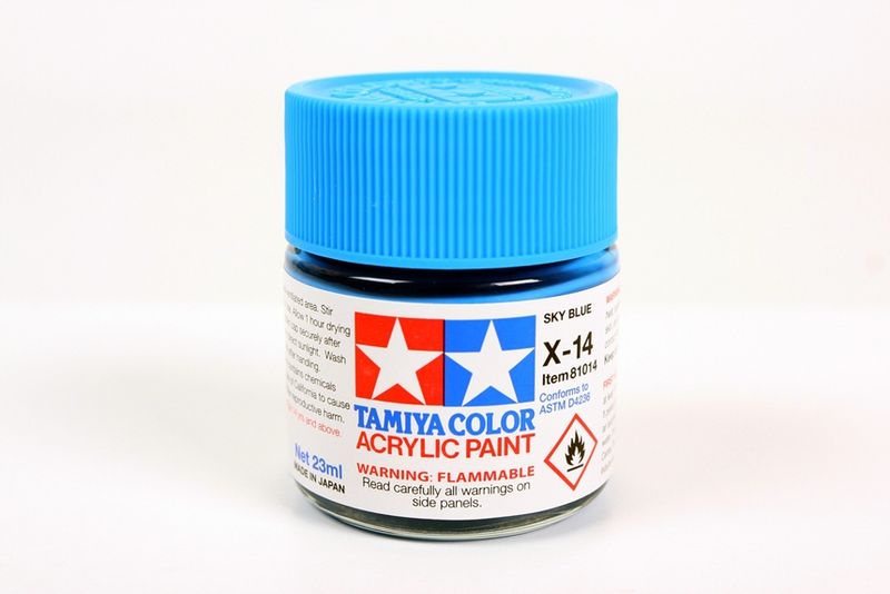 Acrylic Mini X-14 Sky Blue