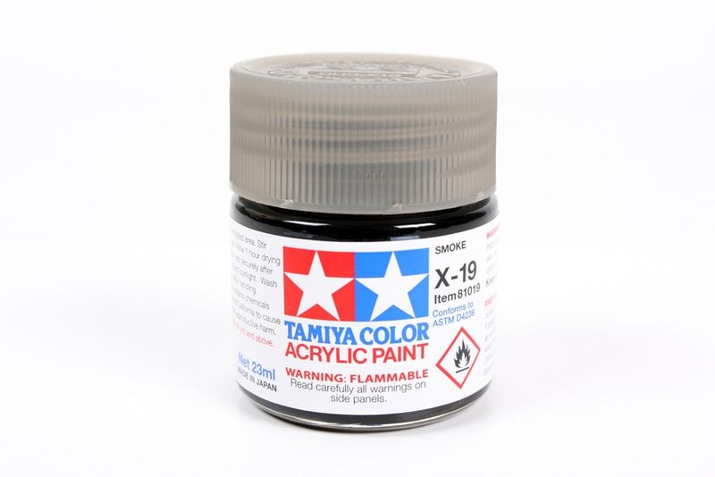 Acrylic Mini X-19 Smoke