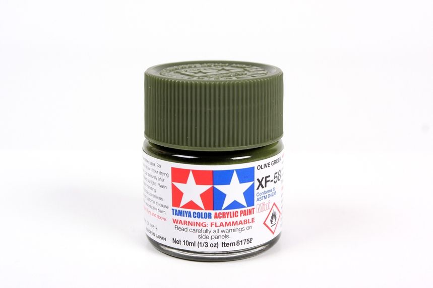 Mini Acrylic XF-58 Olive Green /10ml