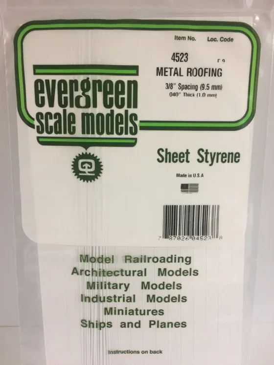 EVERGREEN Seam Roof 3/8”