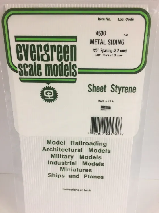 EVERGREEN Metal Siding .125”
