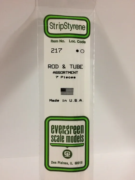 EVERGREEN Strips 217 Rod &amp; Tube Assortment