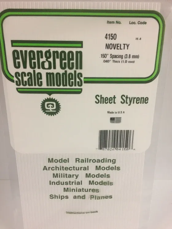 EVERGREEN Novelty .150” sp