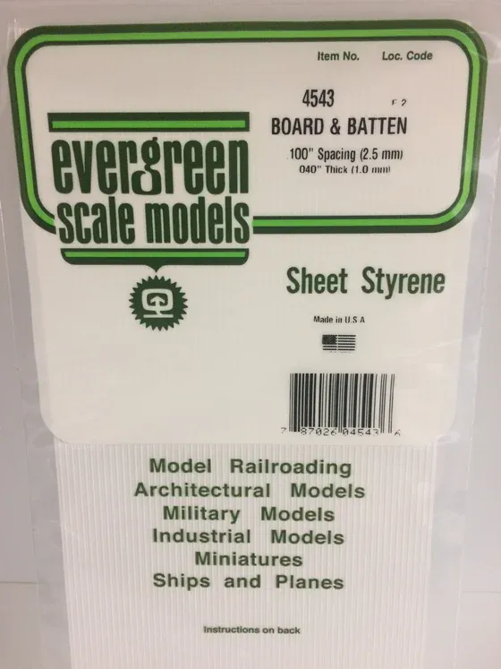 EVERGREEN Board &amp; Batt .100” sp