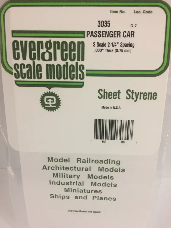 EVERGREEN 3035 S-Scale Siding