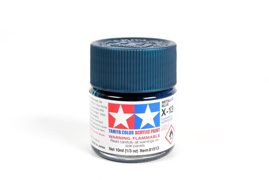 Mini Acrylic X-13 MetallicBlue/10ml