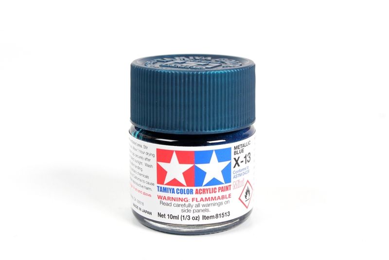 Mini Acrylic X-13 MetallicBlue/10ml