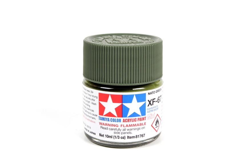 Mini Acrylic XF-67 NATO Green/10ml