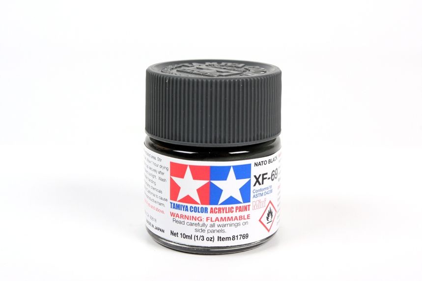 Mini Acrylic XF-69 NATO Black/10ml