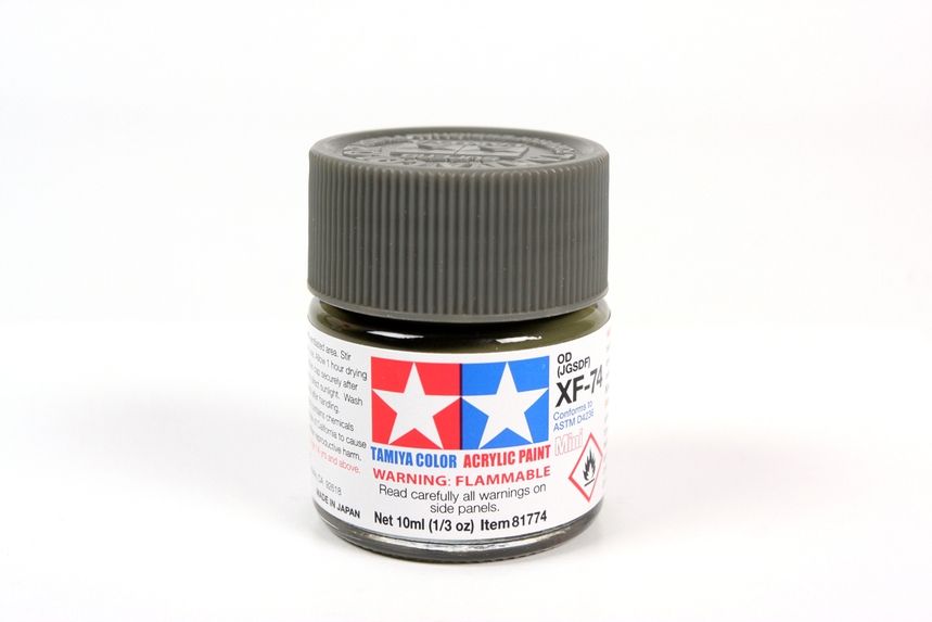 Mini Acrylic XF-74 JGSDF Olive/10ml