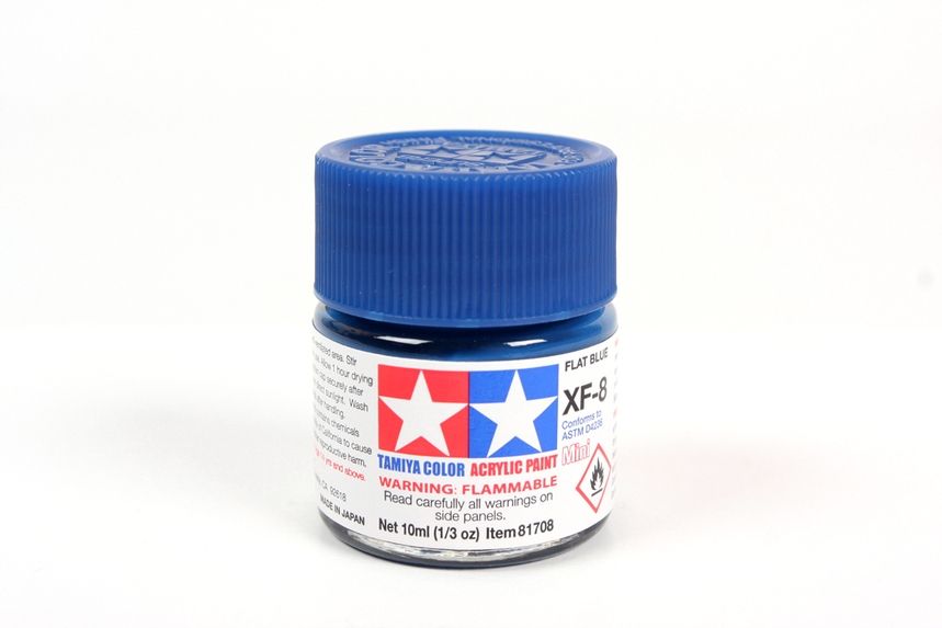 Mini Acrylic XF-8 Flat Blue/10ml