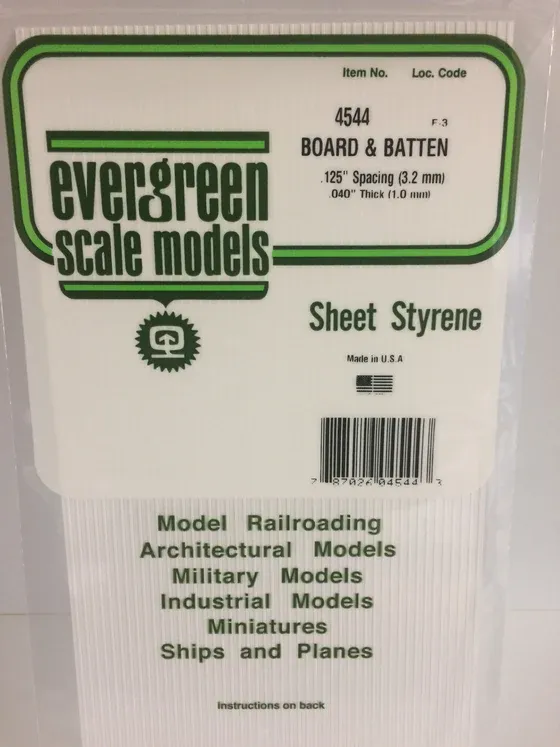 EVERGREEN Board &amp; Batt. 125” sp