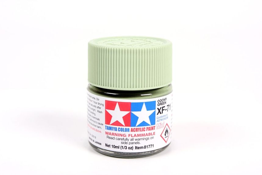Mini Acrylic XF-71 Cockpit Green/10ml