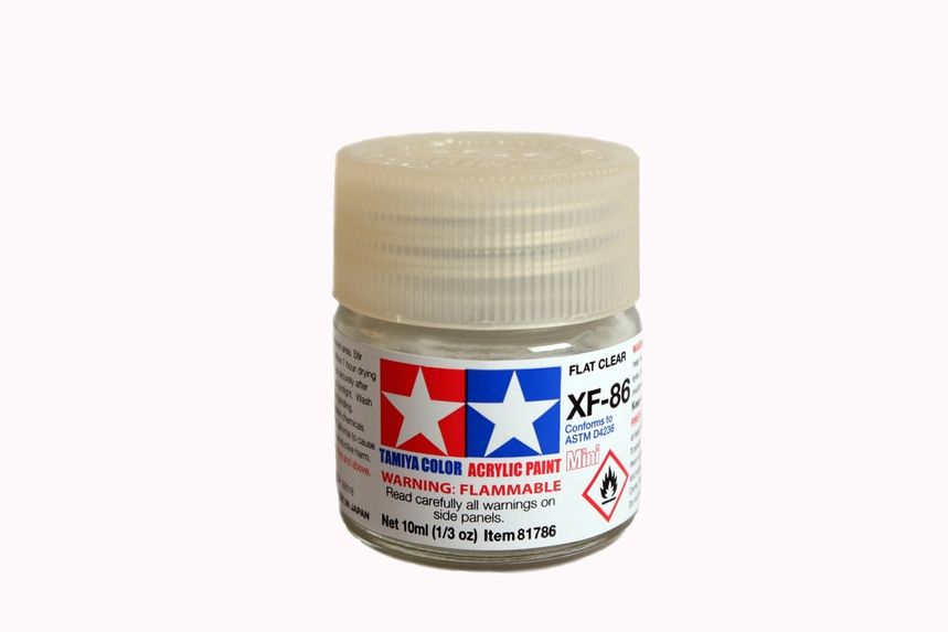 Mini Acrylic XF-86 Flat Clear