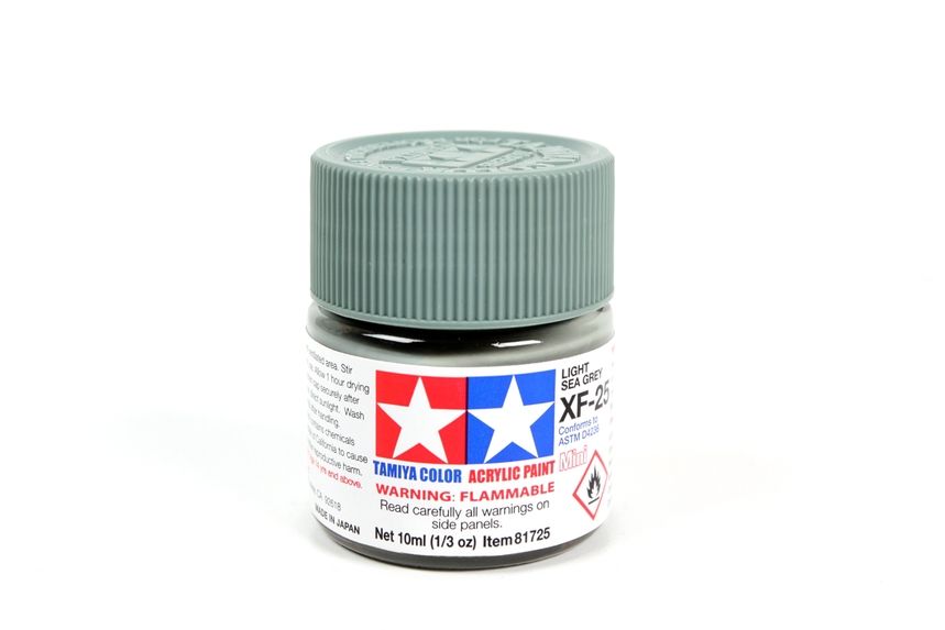 Mini Acrylic XF-25 Lt.Sea Gray/10ml