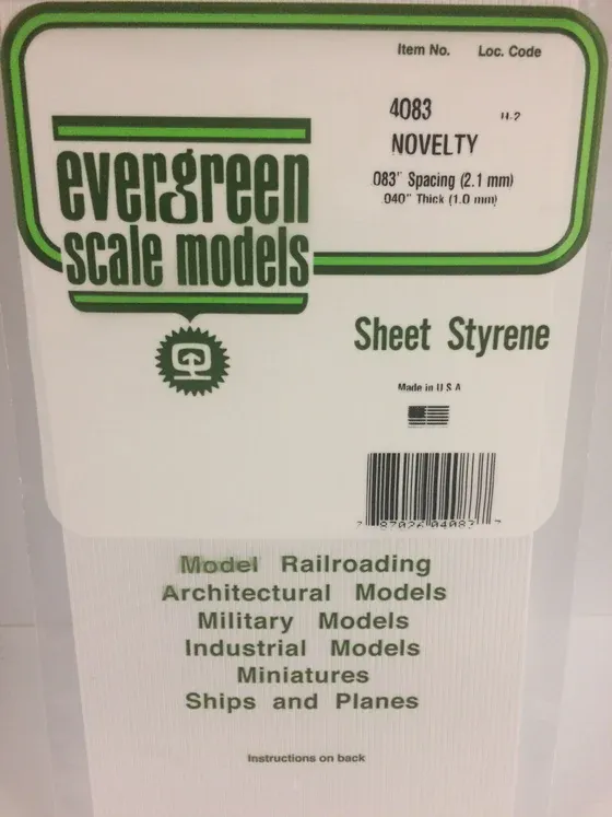 EVERGREEN Novelty .083” sp