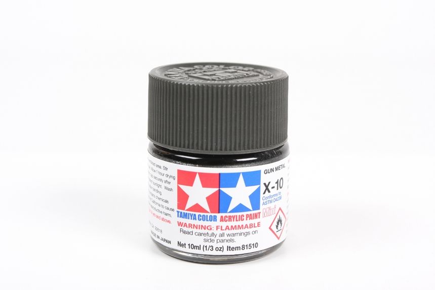 Mini Acrylic X-10 Gun Metal/10ml